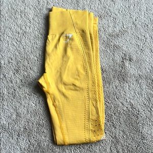 Yellow Energy Seamless Gymshark Legging